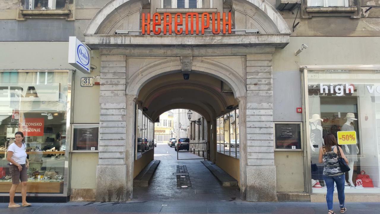 Ferienwohnung Angela Main Street Luxury Oasis & Free Parking Zagreb Exterior foto